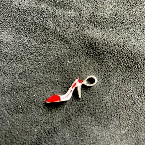 Red High Heel Shoe Charm